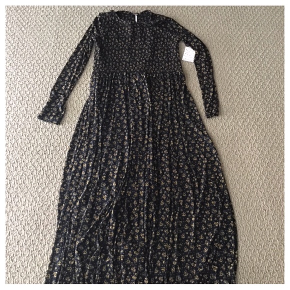 Free People Hello And Goodbye Mesh Midi Dress. NWT - Picture 7 of 8